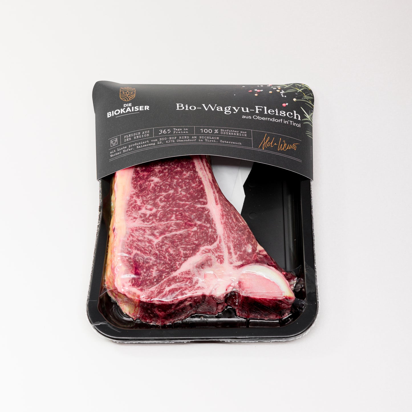 Bio T-Bone Steak; mit Filetanteil unter 3cm